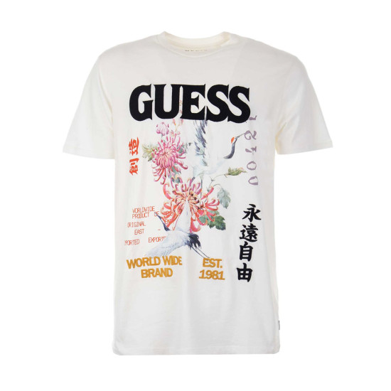Guess Ανδρική κοντομ΄σνικη μπλούζα Tokyo Collage Tee